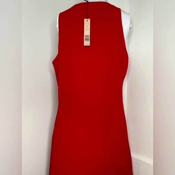 RACHEL ROY NWT Red Fit and Flare Designer Sleeveless Dress - Picture 8 of 12